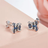 Seven Season Puppy Wang Wang Petite Morgen Schnauzer Stud Earrings