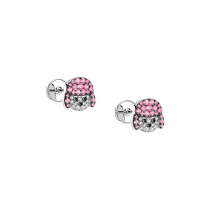 Seven Season Puppy Wang Wang Petite Sophie Toy Poodle Stud Earrings