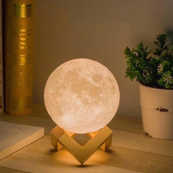 Seven Season Romantic Luna Moon USB-Powered Table Lamp