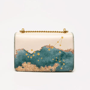 Seven Season Selection Zodiac Pisces Embroidery Crossbody Bag