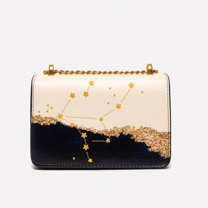 Seven Season Selection Zodiac Virgo Embroidery Crossbody Bag