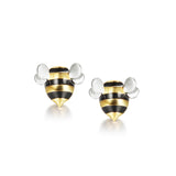 Seven Season Shine Silver Bee Stud Earrings