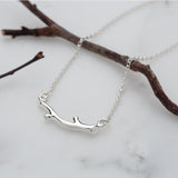 Seven Season Silver Branch Chain Necklace