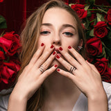 Seven Season Sleeping Castle Brambles Coil Ring HEFANG Jewelry