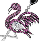 Seven Season Tropical Island Flamingo Earrings - HEFANG Jewelry