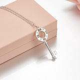 Seven Season Unlock Happiness Atlas Pierced Key Necklace