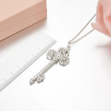 Seven Season Unlock Happiness Enchant Heart KeyPendant Necklace