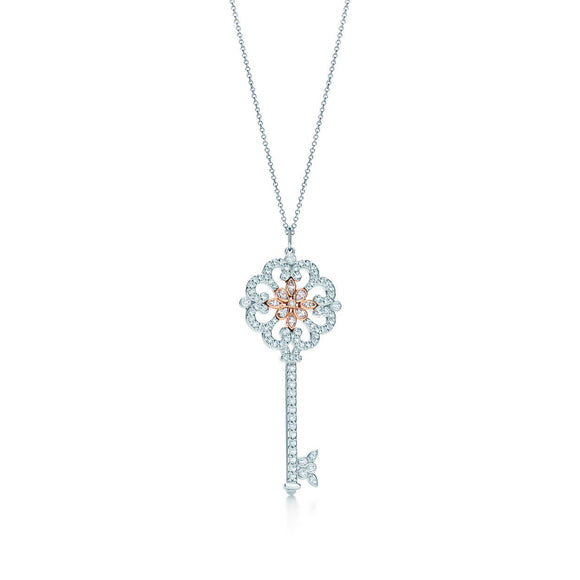 Seven Season Unlock Happiness Enchant Primrose Key Pendant Necklace 