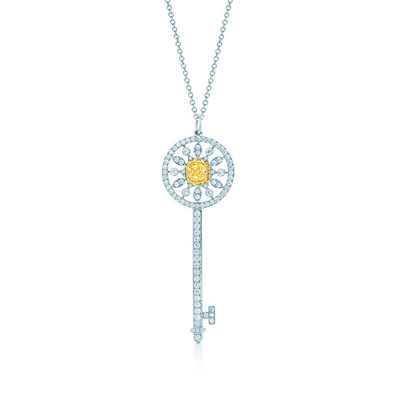 Unlock Happiness Star Key Pendant Necklace