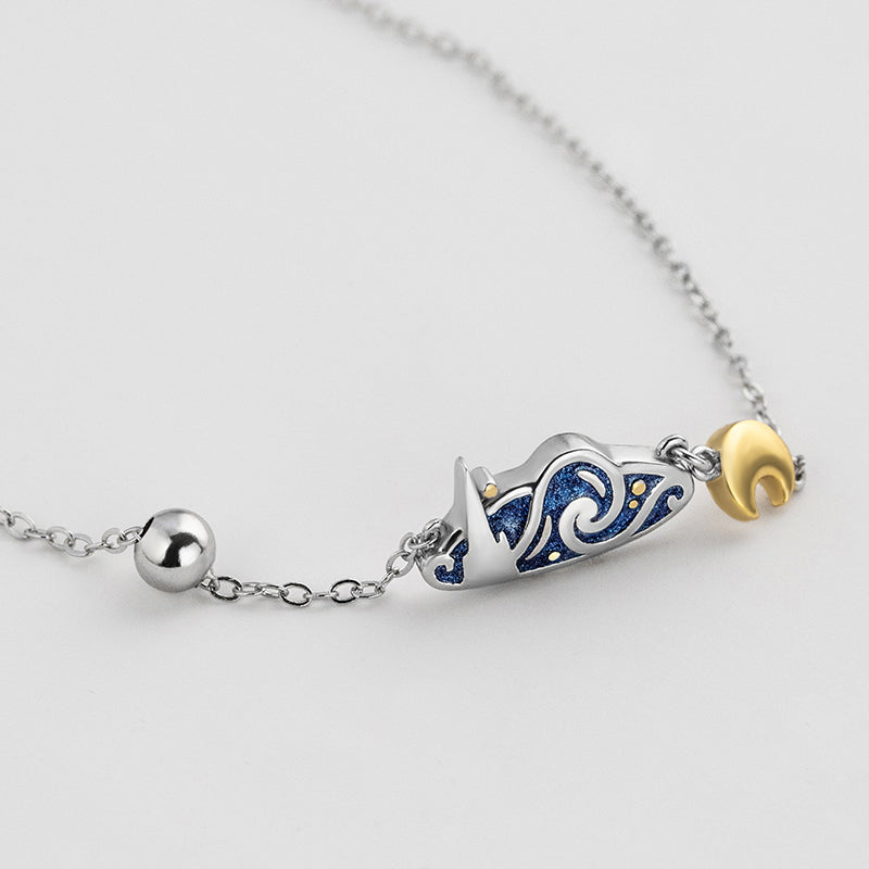 Van gogh starry night necklace hot sale