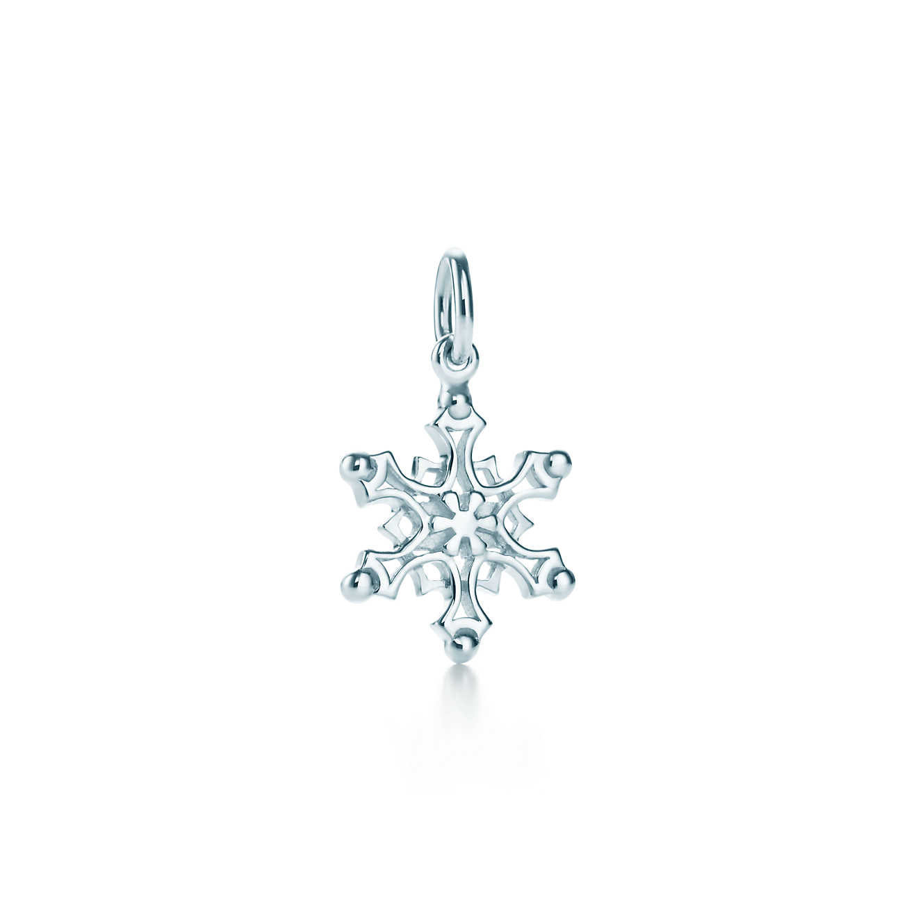 Snowflake Charm Sterling Silver