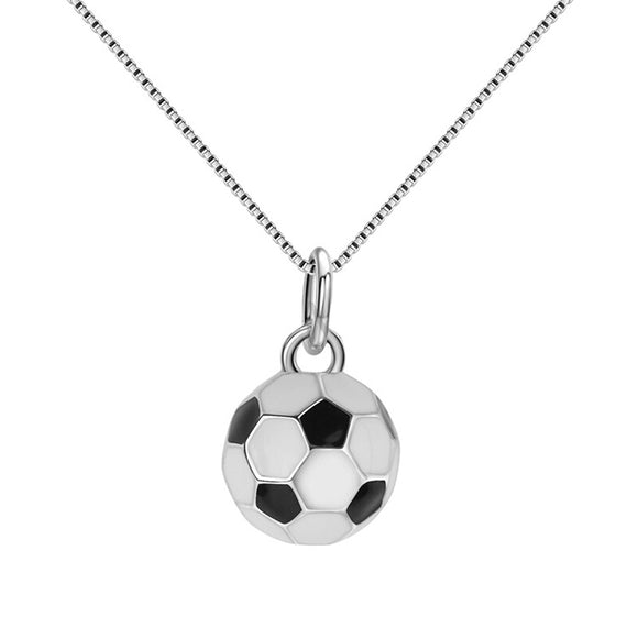 Seven Season World Cup Soccer Ball Pendant Necklace