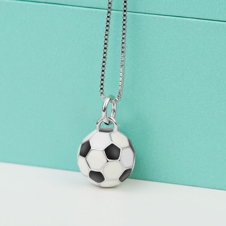 World Cup Soccer Ball Pendant Necklace Seven Season