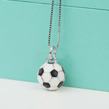 Seven Season World Cup Soccer Ball Pendant Necklace
