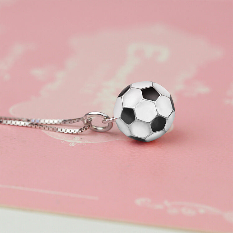 Soccer ball charm necklace shop