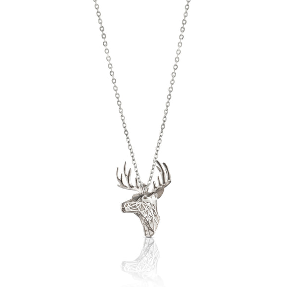 Seven Season Zoo Reindeer Antler 3D-Printed Pendant Necklace