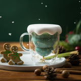 Starbucks Christmas Tree Double Layer Glass Mug-Seven Season