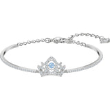 Swarovski Bee A Queen Blue Rhodium Plated Bangle-Seven Season