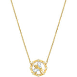 Swarovski Bee A Queen White Gold-Tone Plated Pendant Necklace-Seven Season