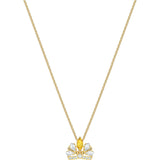 Swarovski Bee A Queen Yellow Gold-Tone Plated Pendant Necklace-Seven Season