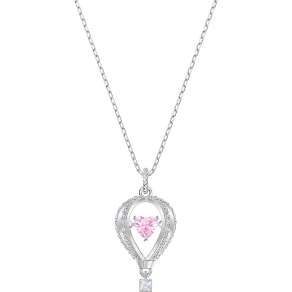 Swarovski Into the Sky Multi-Colored Rhodium Plated Pendant Necklace-Seven Season