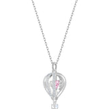Swarovski Into the Sky Multi-Colored Rhodium Plated Pendant Necklace-Seven Season