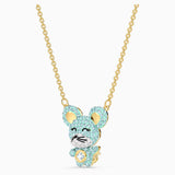 Swarovski Little Aqua Rat Mixed Metal Finish Pendant Necklace -Seven Season