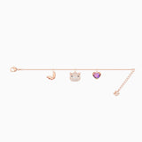 Swarovski Little Pig Multi-Colored Rose Gold Plating Bracelet -Seven Season