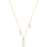 Swarovski Little Snowman White Gold Plating Pendant Necklace -Seven Season