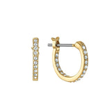 Swarovski Loney Tunes Tweety Multi-Colored Gold-Tone Plated Hoop Pierced Earrings-Seven Season
