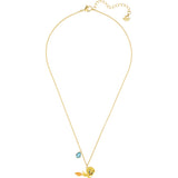 Swarovski Loney Tunes Tweety Multi-Colored Gold-Tone Plated Pendant Necklace-Seven Season