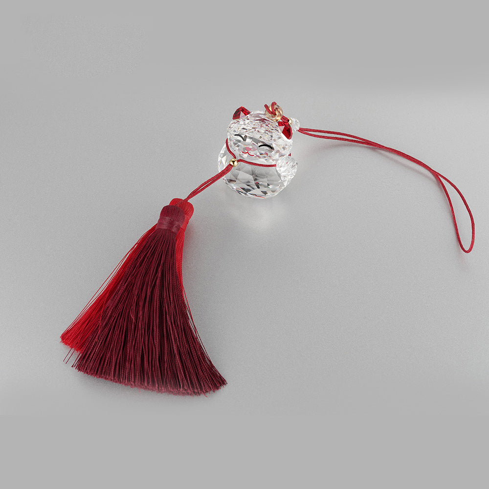 Lucky Cat Crystal Ornament - Seven Season