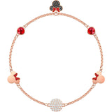 Swarovski Minnie Strand Multi-Colored Rose Gold Plating Bracelet -Seven Season