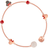 Swarovski Minnie Strand Multi-Colored Rose Gold Plating Bracelet -Seven Season