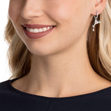 Swarovski No Regrets Cocktail Multi-Colored Rhodium Plating Pierced Earrings-Seven Season