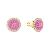 Swarovski No Regrets Ice Cream Multi-Colored Gold Plating Pierced Earrings-Seven Season