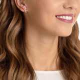 Swarovski No Regrets Ice Cream Multi-Colored Gold Plating Pierced Earrings-Seven Season