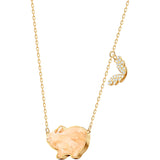Swarovski Pets Pig Pink Gold Plating Necklace -Seven Season