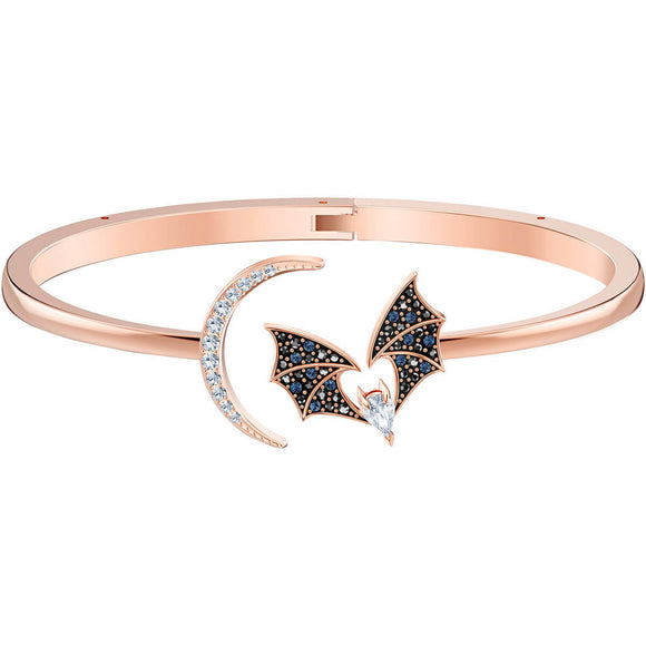 Swarovski Prosperity Multi-Colored Rose-Gold Tone Plated Bangle-Seven Season