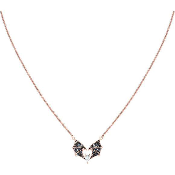 Swarovski Prosperity Multi-Colored Rose-Gold Tone Plated Necklace-Seven Season