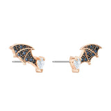 Swarovski Prosperity Multi-Colored Rose-Gold Tone Plated Pierced Stud Earrings-Seven Season