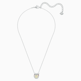 Swarovski Sparkling Dance Light Multi-Colored Rhodium Plated Cat Necklace -Seven Season
