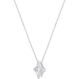 Swarovski Sparkling Dance White Rhodium Plating Star Necklace -Seven Season