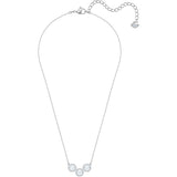 Swarovski Sparkling Dance White Rhodium Plating Trilogy Necklace -Seven Season