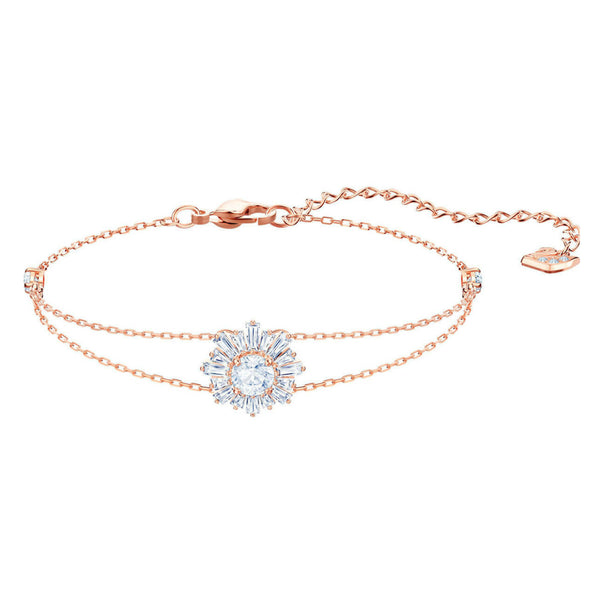 Buy Swarovski Constella bracelet, Round cut, White, Rose gold-tone plated