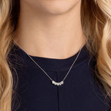 Swarovski Sunshine White Rhodium Plating Necklace-Seven Season