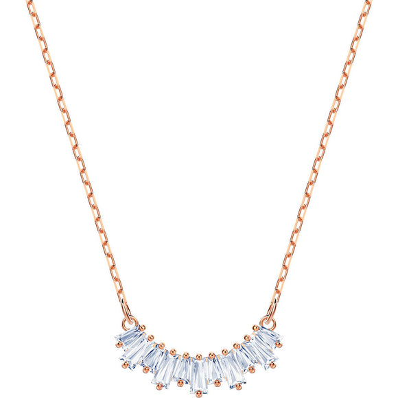 Swarovski Sunshine White Rose Gold Plating Necklace-Seven Season