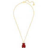 Swarovski Teddy 3D Red Gold Plating Pendant Necklace -Seven Season