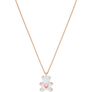 Teddy Multi-Colored Rose Gold-Plating Pendant Necklace Teddy Multi-Colored Rose Gold-Plating Pendant Necklace