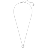 Swarovski Towards Horseshoe White Rhodium Plating Pendant Necklace-Seven Season